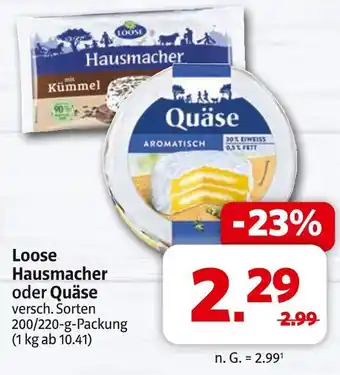 Markant Loose hausmacher oder quäse Angebot