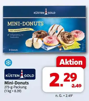 Markant Küsten gold mini-donuts Angebot