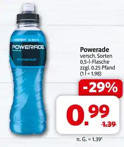 Markant Powerade mountain blast Angebot