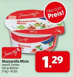 Markant Jeden tag mozzarella minis Angebot