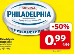 Markant Philadelphia frischkäse Angebot