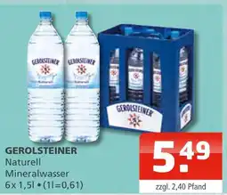 Getränke Oase Gerolsteiner naturell mineralwasser Angebot