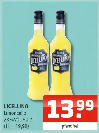 Getränke Oase Licellino limoncello Angebot