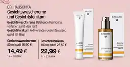 Vitalia Dr. hauschka gesichtswaschcreme und gesichtstonikum Angebot