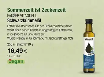 Vitalia Fauser vitaquell schwarzkümmelöl Angebot
