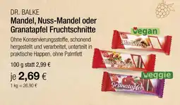 Vitalia Dr. balke mandel, nuss-mandel oder granatapfel fruchtschnitte Angebot
