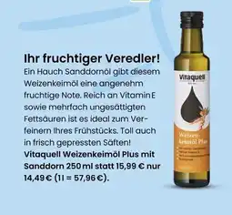 Vitalia Vitaquell weizenkeimöl plus mit sanddorn Angebot