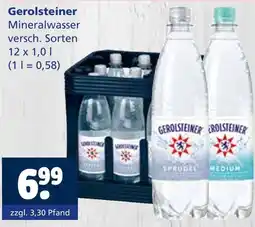Getränkewelt Gerolsteiner mineralwasser Angebot