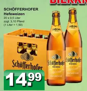 Getränkeparadies Gefromm Schöfferhofer hefeweizen Angebot