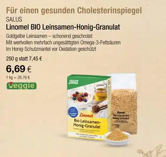 Vitalia Salus linomel bio leinsamen-honig-granulat Angebot