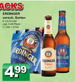 Getränkeparadies Gefromm Erdinger versch. sorten Angebot