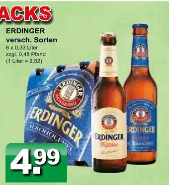 Getränkeparadies Gefromm Erdinger versch. sorten Angebot