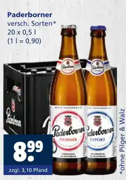 Getränkewelt Paderborner paderborner pilsener oder paderborner export Angebot