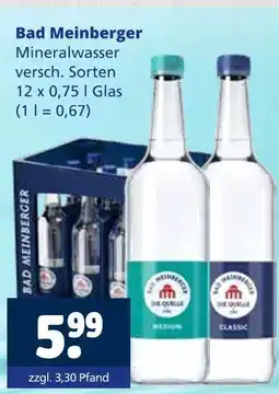Getränkewelt Bad meinberger mineralwasser Angebot