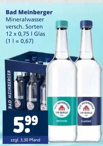 Getränkewelt Bad meinberger mineralwasser Angebot