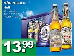 Getränkeparadies Gefromm Mönchshof hell Angebot