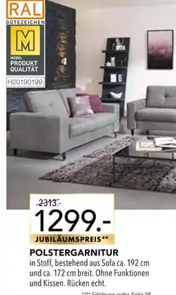 Multipolster Polstergarnitur Angebot