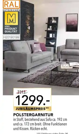 Multipolster Polstergarnitur Angebot