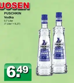 Getränkeparadies Gefromm Puschkin vodka Angebot