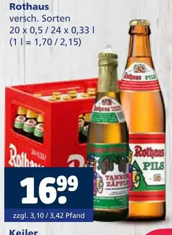 Getränkewelt Rothaus pils Angebot