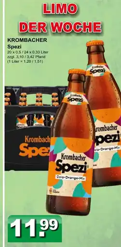 Getränkeparadies Gefromm Krombacher spezi Angebot