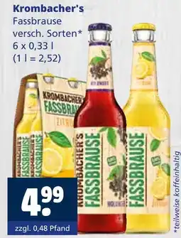Getränkewelt Krombacher's fassbrause Angebot