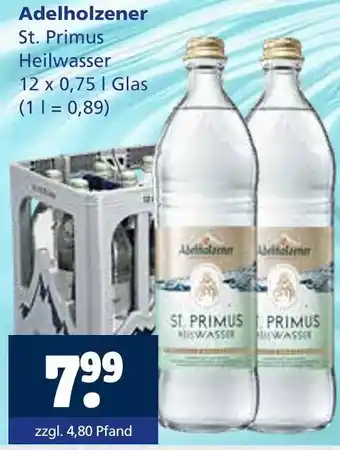 Getränkewelt Adelholzener st. primus heilwasser Angebot
