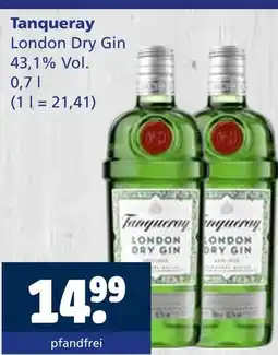 Getränkewelt Tanqueray london dry gin Angebot