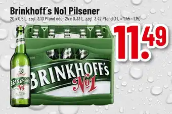 trinkgut Brinkhoff's no1 pilsener Angebot
