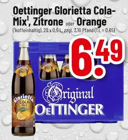 trinkgut Oettinger glorietta cola-mix, zitrone oder orange Angebot