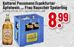 trinkgut Kelterei possmann frankfurter apfelwein oder frau rauscher speierling Angebot