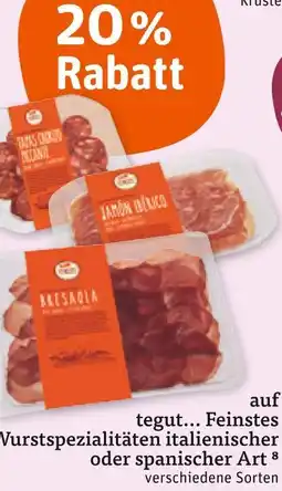 tegut Tegut... 20% rabatt Angebot