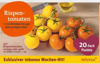 tegut Rispentomaten orange oder gelb Angebot