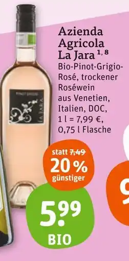 tegut Azienda agricola la jara bio-pinot-grigio-rosé Angebot