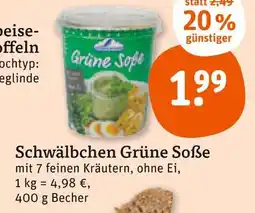 tegut Schwälbchen grüne soße Angebot