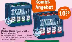 tegut Bio qualität elisabethen quelle mineralwasser Angebot