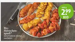 tegut Bio bio-hähnchenspieß Angebot