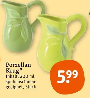 tegut Porzellan krug Angebot