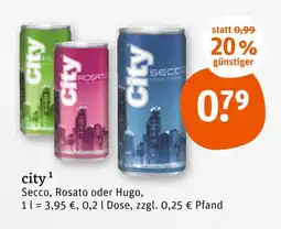 tegut City secco, rosato oder hugo Angebot