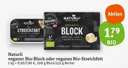tegut Naturli veganer bio-block oder veganes bio-streichfett Angebot