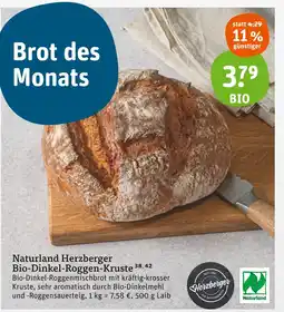 tegut Herzberger bio-dinkel-roggen-kruste Angebot