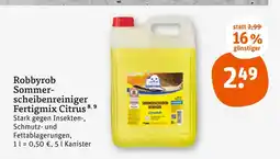 tegut Robbyrob sommerscheibenreiniger fertigmix citrus Angebot