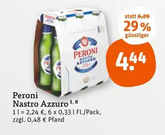 tegut Peroni nastro azzuro Angebot