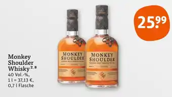 tegut Monkey shoulder whisky Angebot
