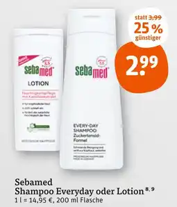 tegut Sebamed shampoo everyday Angebot