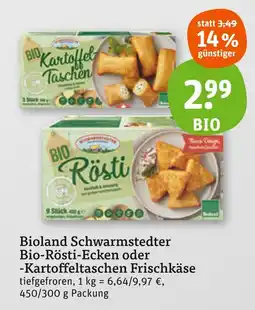 tegut Bioland schwarmstedter bio-rösti-ecken Angebot