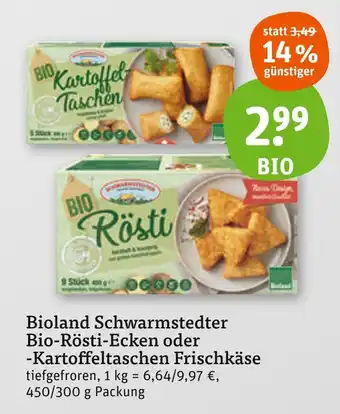 tegut Bioland schwarmstedter bio-rösti-ecken Angebot
