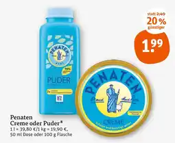 tegut Penaten creme oder puder Angebot