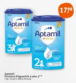 tegut Aptamil pronutra folgemilch 2 Angebot