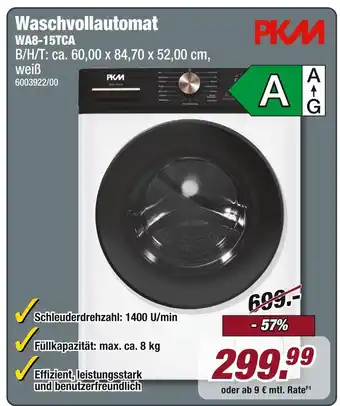 Poco Pkm waschvollautomat wa8-15tca Angebot
